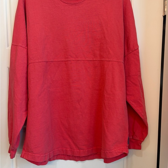 Spirit Coral Crewneck Tee with Tag Detail - Picture 2 of 4
